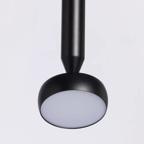 Светильник подвесной LED Информ 851011101 DeMarkt чёрный 1 лампа, основание чёрное в стиле современный хай-тек  фото 5